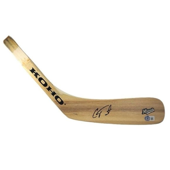 Cam Talbot Autograph Minnesota Wild Hockey Stick Blade Beckett COA Proof Signed - Picture 3 of 7